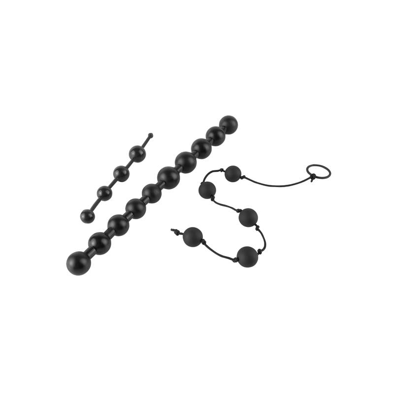 Anal Fantasy Collection  Kit Bolas Anales Principiantes - Color Negro - Imagen 2