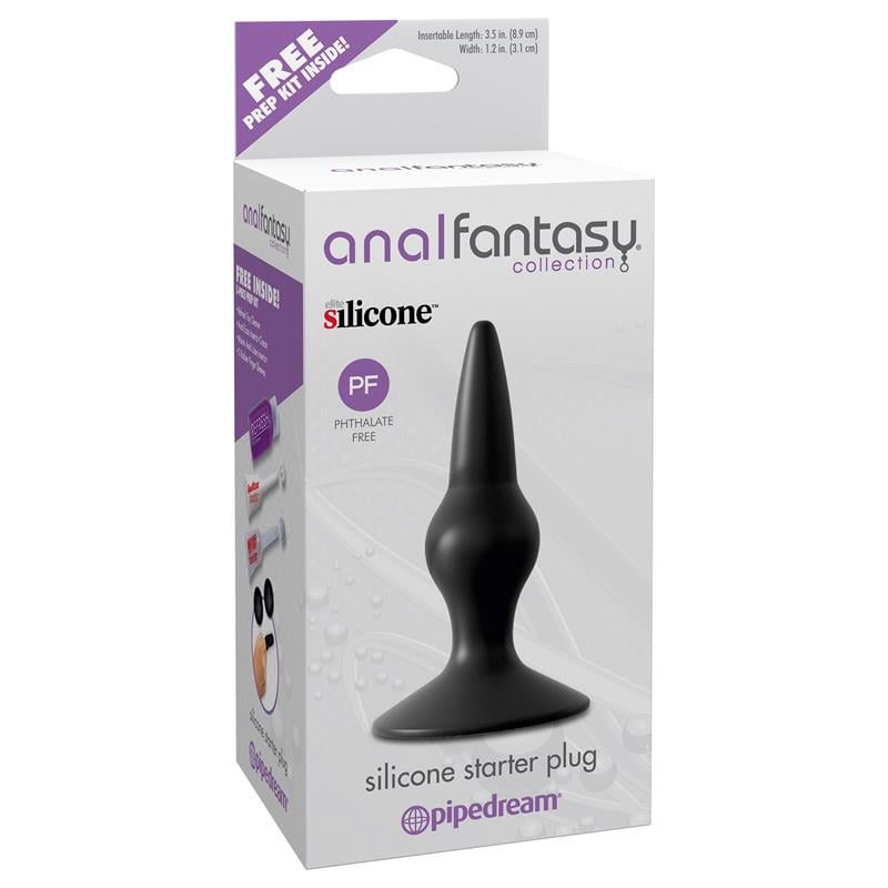 Anal Fantasy Collection Plug Silicona Iniciación - Color Negro - Imagen 4