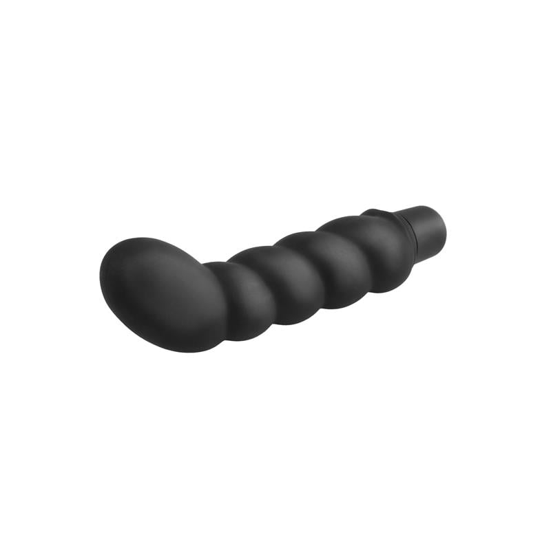 Anal Fantasy Collection  Ribbed P-Spot Vibe - Color Negro - Imagen 2