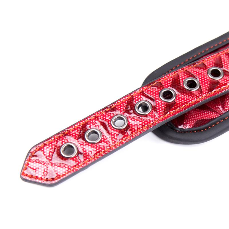 Collar con Correa Ajustable Diamond Cuero Vegano - Imagen 6