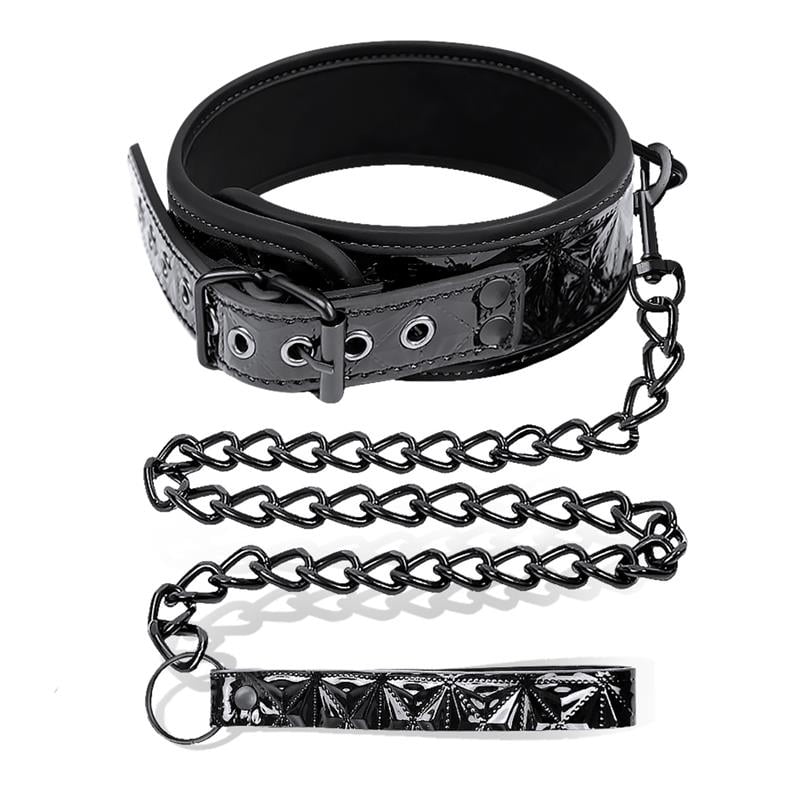 Collar con Correa Sapphire Cuero Vegano - Imagen 2