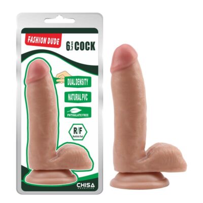 Alternative view of Dildo Dual Density Fashion Dude 6.7 Natural