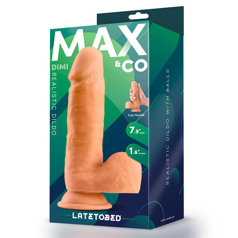 Dimi Dildo Realista con Testículos 7.9 Natural - Imagen 4