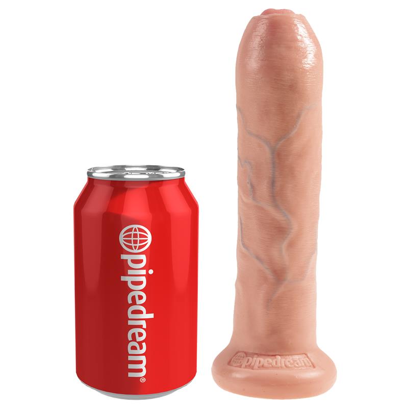 King Cock Dildo Realista con Glande Retractil Color Natural 7 - Imagen 5
