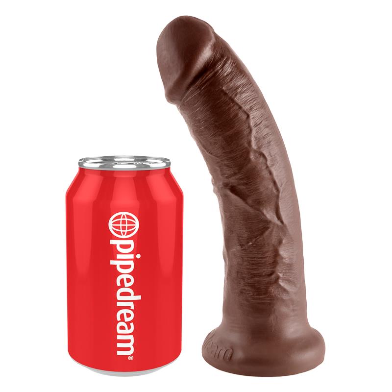 King Cock Pene de 8 - Color Marrón - Imagen 3