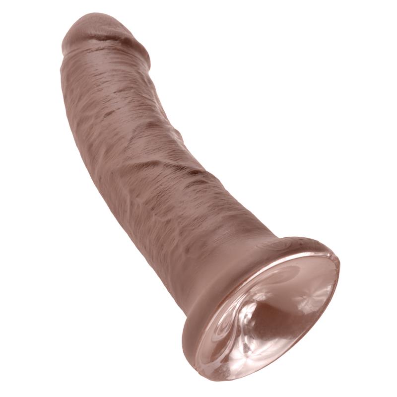 King Cock Pene de 8 - Color Marrón - Imagen 5
