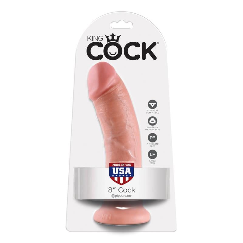 King Cock Pene de 8 - Color Natural - Imagen 2