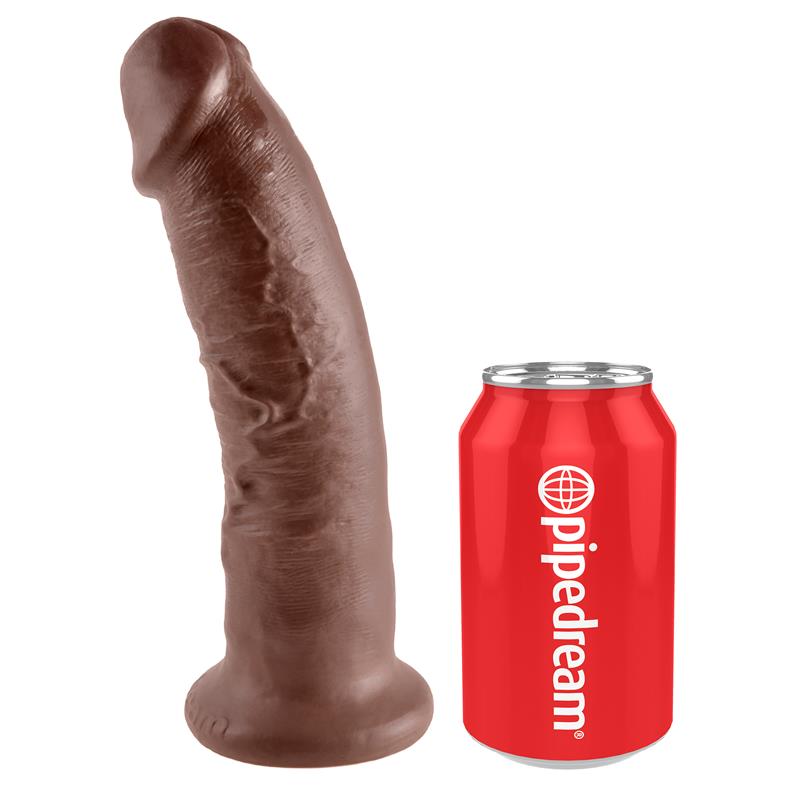 King Cock Pene de 9 - Color Marrón - Imagen 3