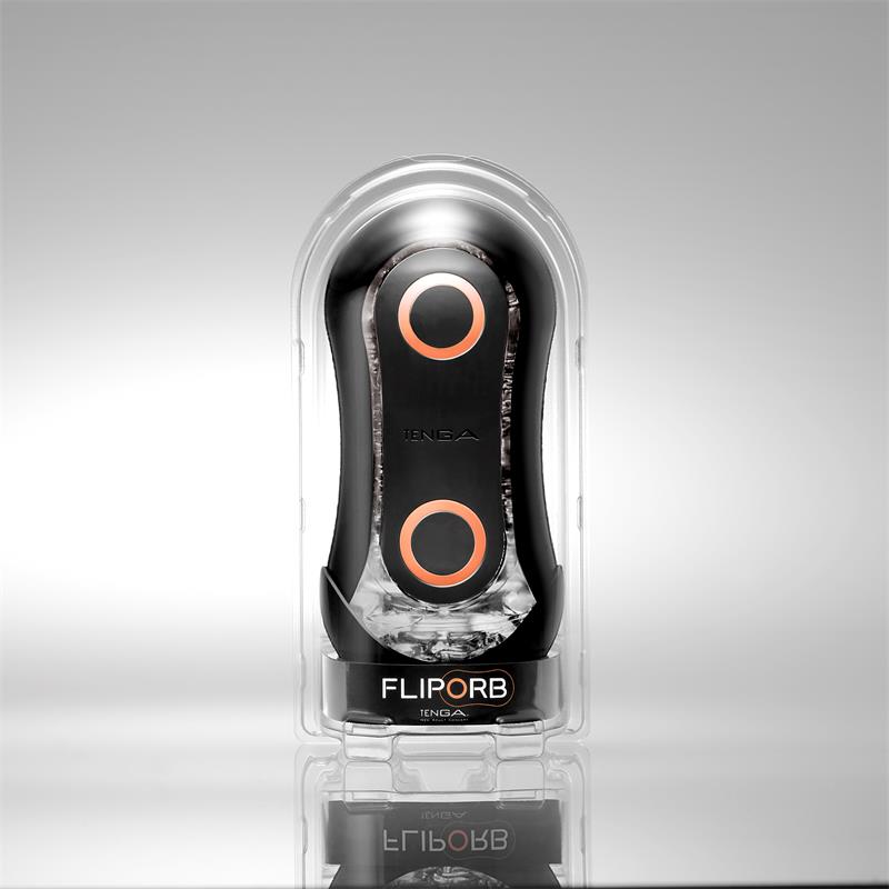 Masturbador Flip Orb Black Orange Crash - Imagen 4