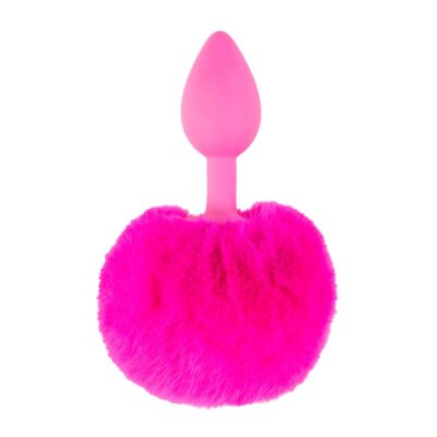 Neon Plug Anal con Cola Rosa