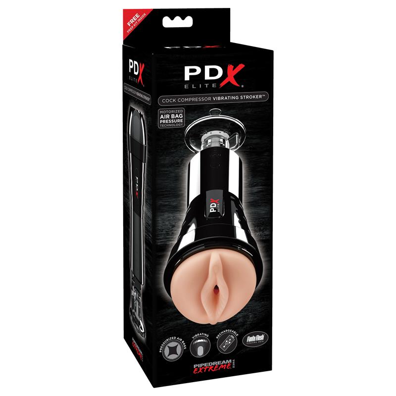 PDX Elite Masturbador Vibrador Cock Compressor - Imagen 3
