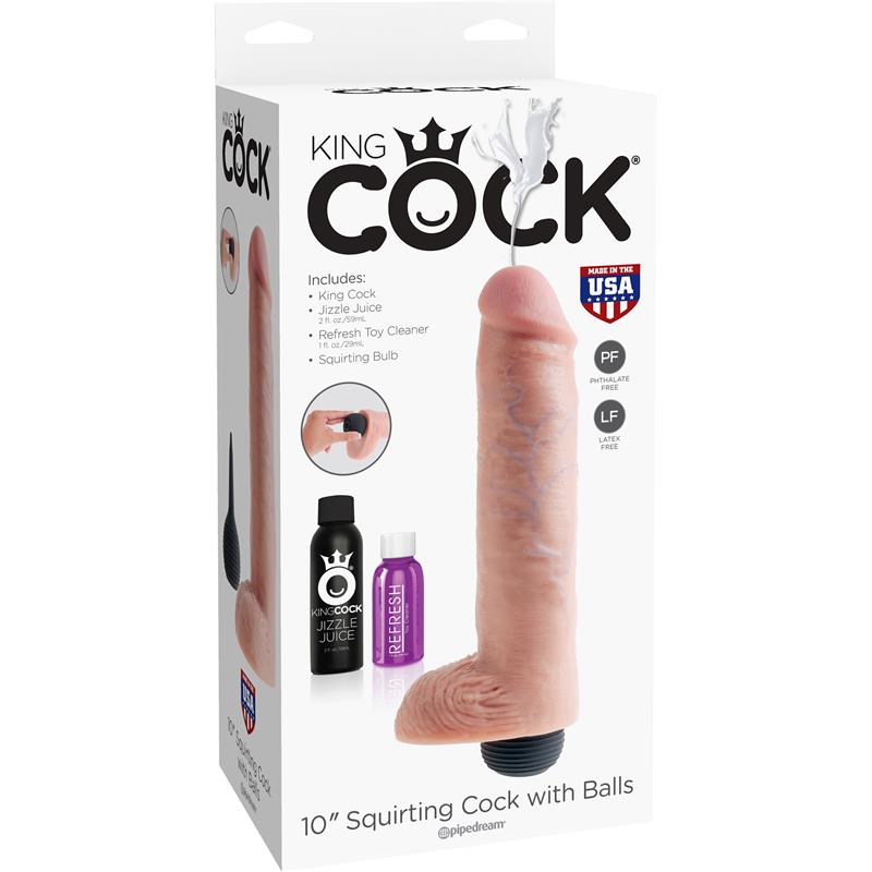 Pene Eyaculador con Testículos 10 - Color Natural - Imagen 2