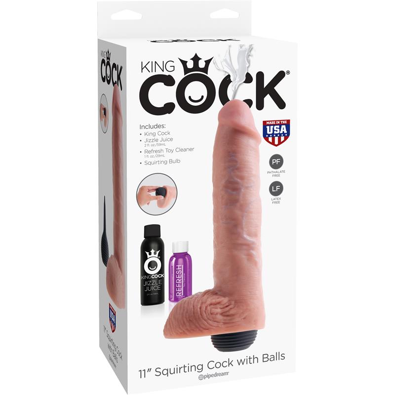 Pene Eyaculador con Testículos 11 - Color Natural - Imagen 2