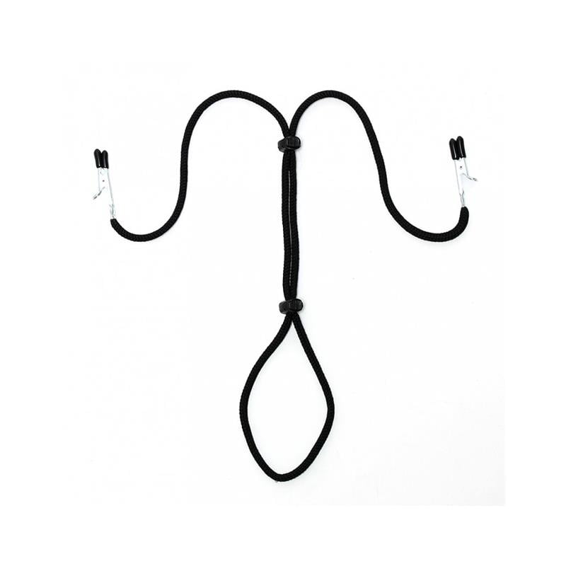 Pinzas para Pezones con Corsón Negro - Imagen 2