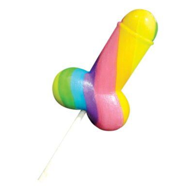 Alternative view of Piruleta Forma de Pene Multicolor