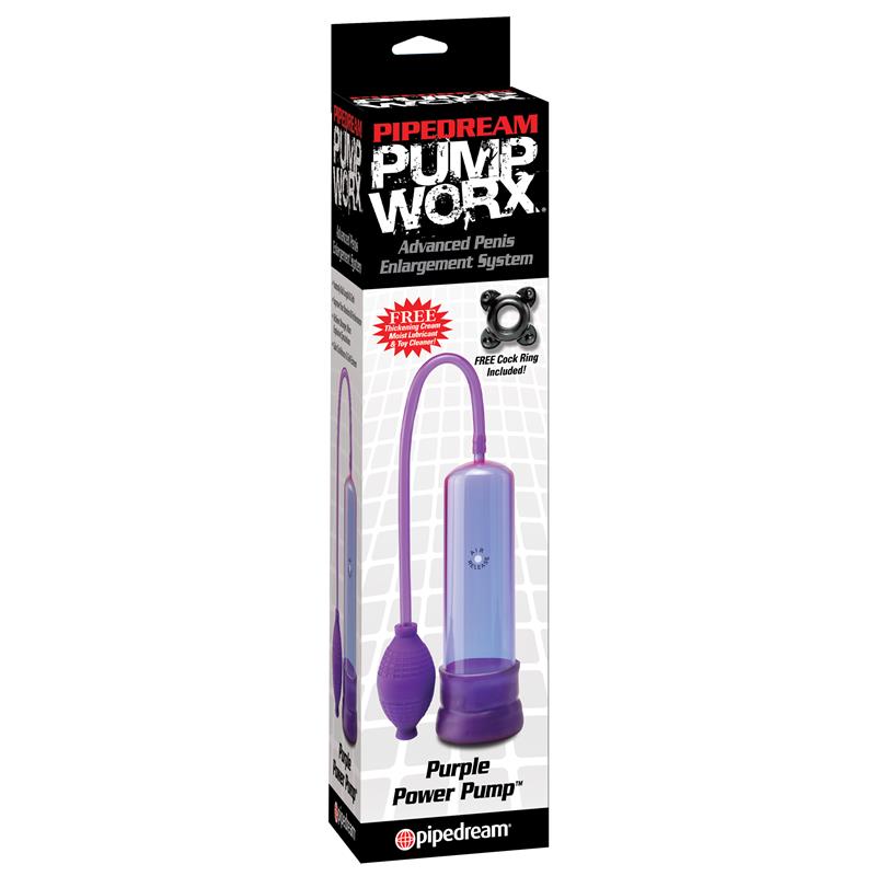 Pump Worx Succionador de Pene Color Púrpura - Imagen 2