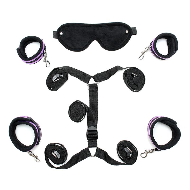 Correas de Restricción para la Cama  Púrpura - Imagen 2