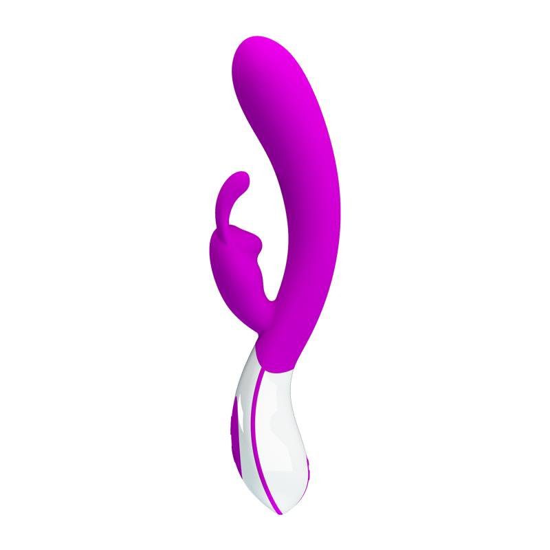 Pretty Love Harlan Púrpura: Vibrador Punto G y Clítoris de Doble Estimulación Recargable - Imagen 2