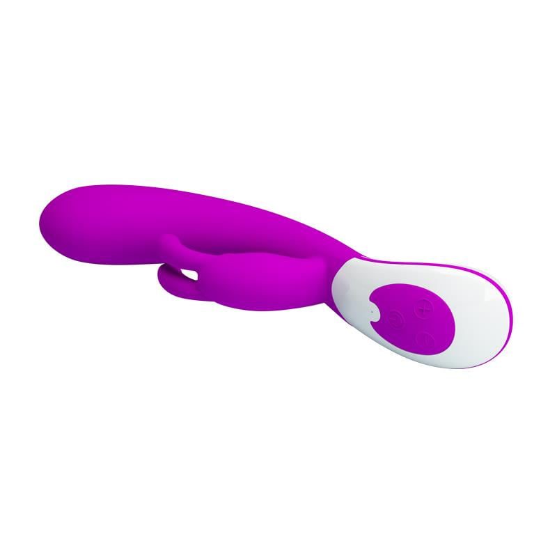 Pretty Love Harlan Púrpura: Vibrador Punto G y Clítoris de Doble Estimulación Recargable - Imagen 3