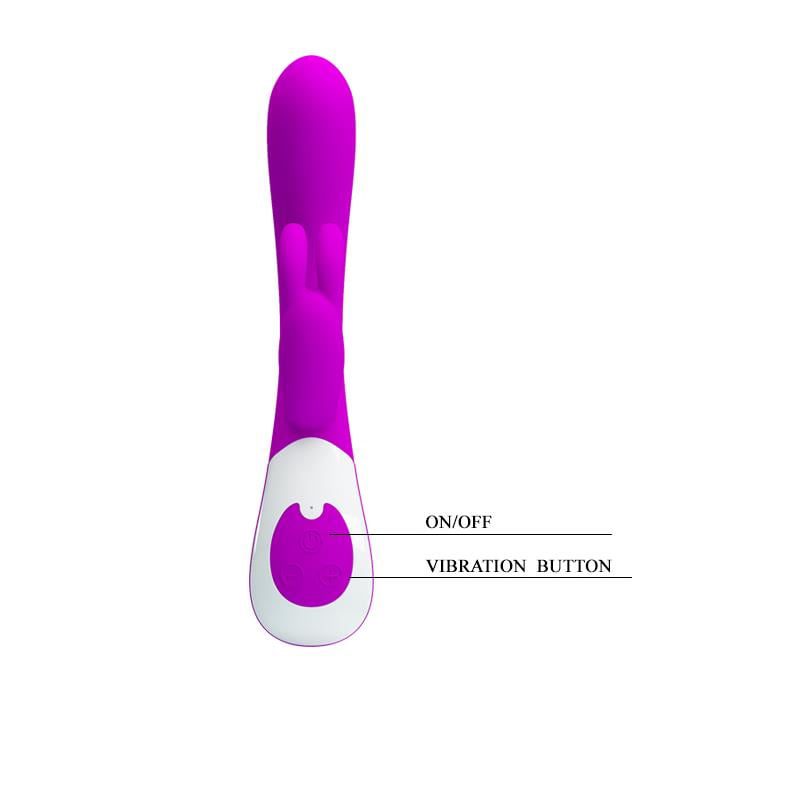 Pretty Love Harlan Púrpura: Vibrador Punto G y Clítoris de Doble Estimulación Recargable - Imagen 5