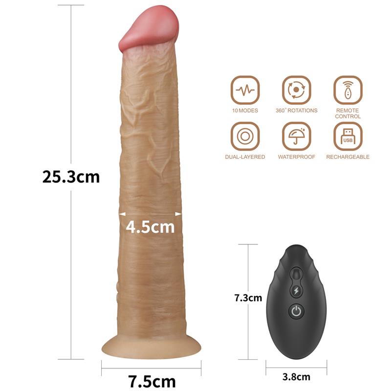 Vibrador Realista con Rotación Doble Capa 10 - Imagen 12