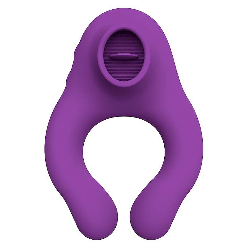 Anillo Vibrador con Lengua - Control Remoto, 3 Motores y USB Magnético | Action - Imagen 2