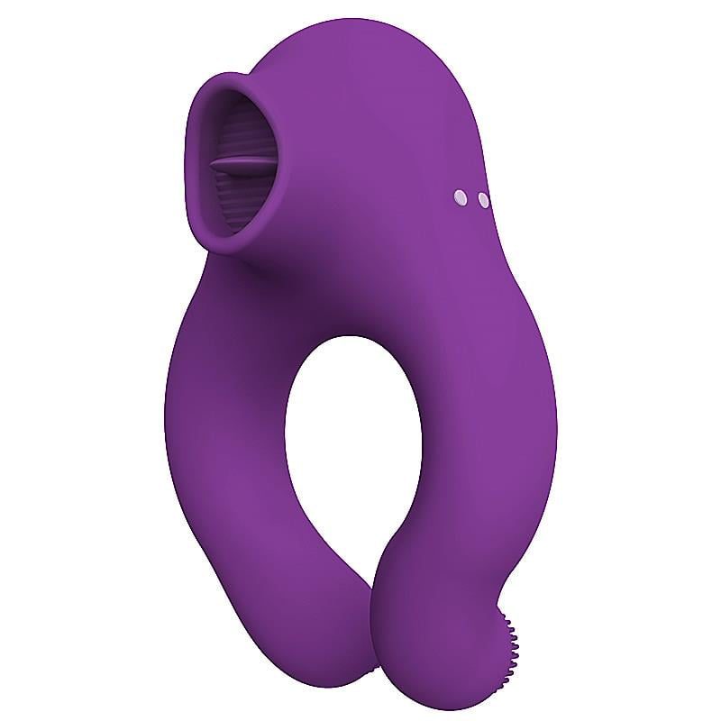 Anillo Vibrador con Lengua - Control Remoto, 3 Motores y USB Magnético | Action - Imagen 3