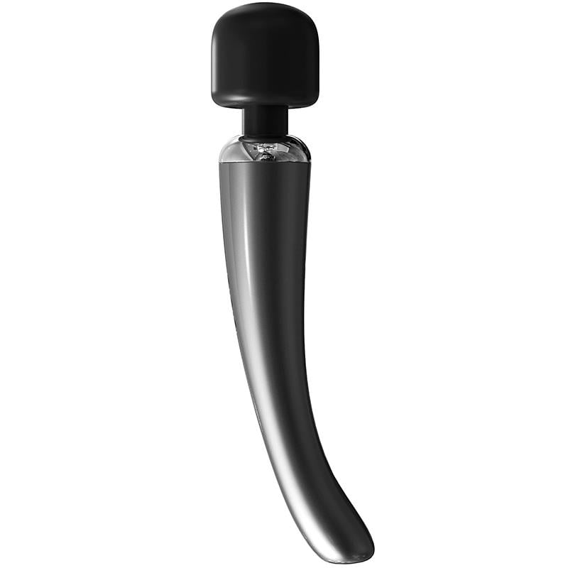 Graphity Wand Masajeador High-Tech Súper Potente Inalámbrico USB Color Grafito Silicona - Imagen 4
