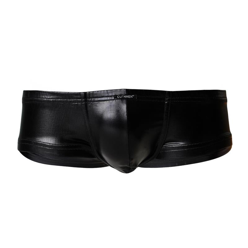 C4M10 Boxers Tipo Shorts Leatherette Negro - Imagen 3