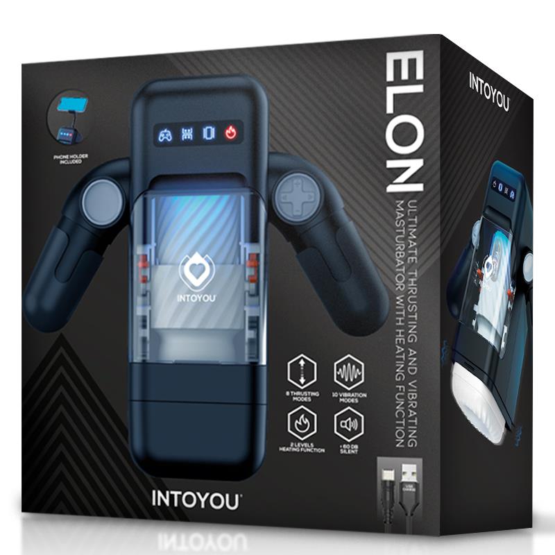 Masturbador Masculino Elon Intoyou: Inteligente Función Up and Down, Calor, Vibración y Soporte Movil - Imagen 13