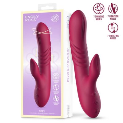 Vibrador telescópico oscilante clítoris Engily Ross Odry.