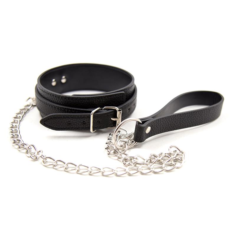 Collar con Correa de Patrón de Serpiente - Imagen 2