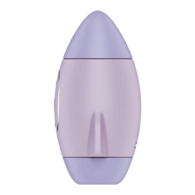 Satisfyer Mission Control Violet Succionador, vista lateral derecha, color violeta.