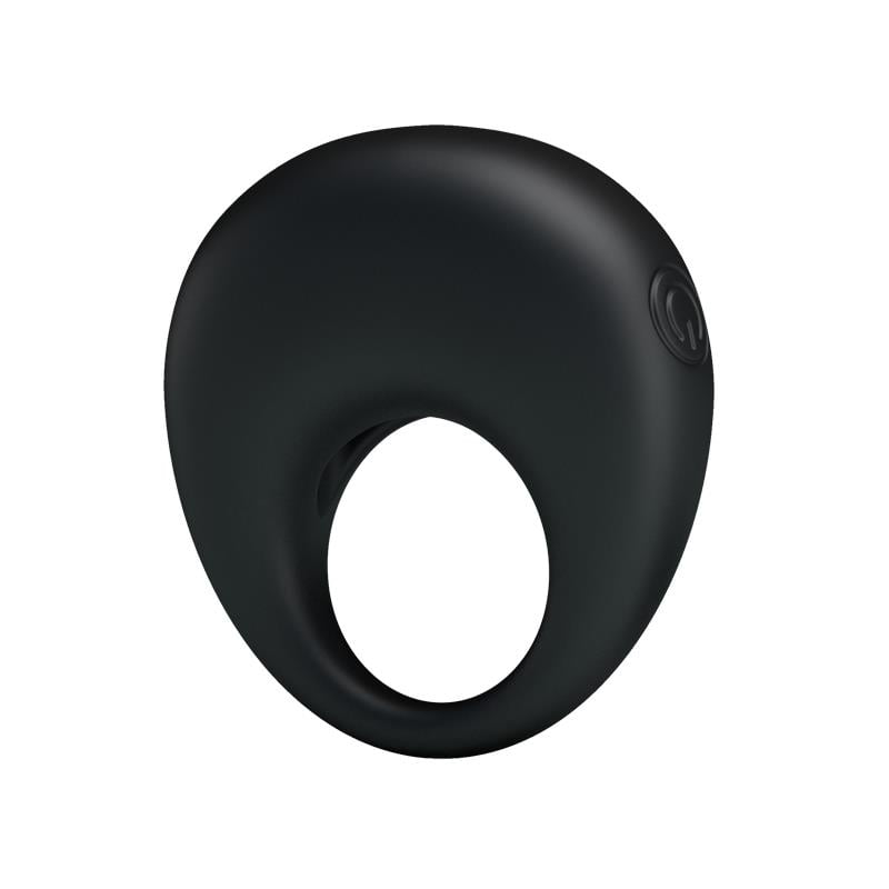 Pretty Love Anillo Vibrador Trap Color Negro - Imagen 2