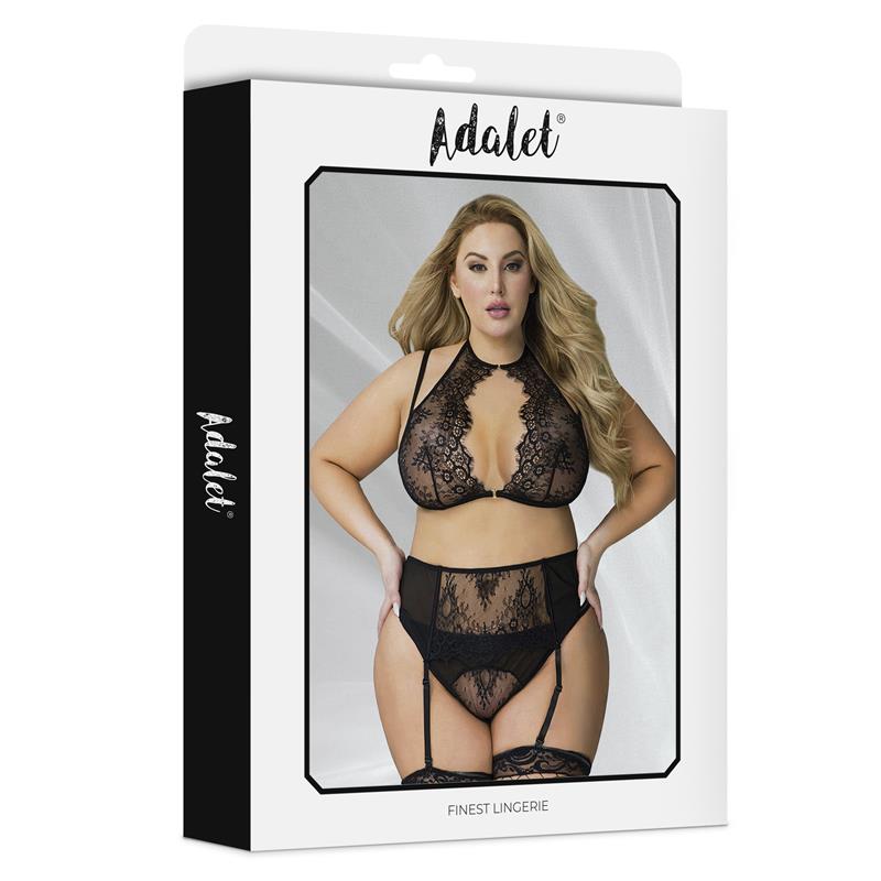 Nisa Set sujetador, liguero y tanga Talla 44-46 - Imagen 4