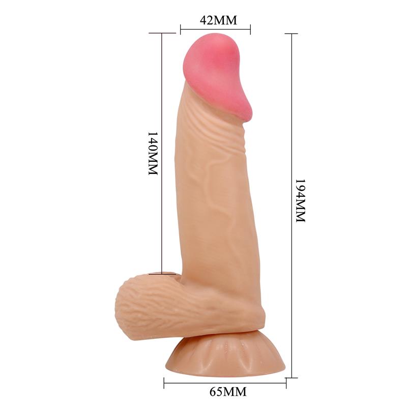 Dildo Realista con Piel Deslizante 19.4 cm - Imagen 9