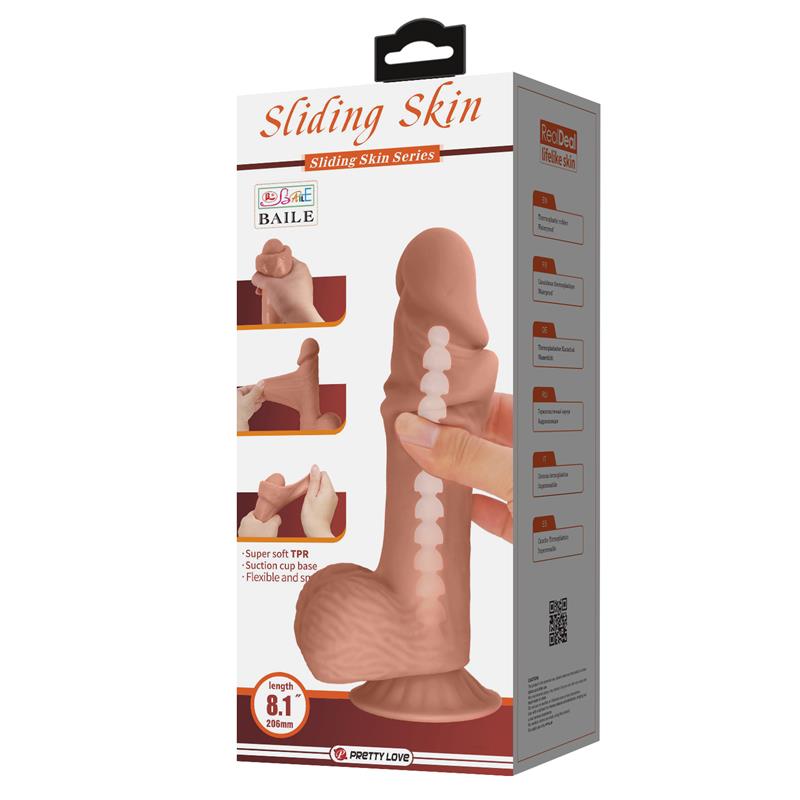 Dildo Realista Piel Deslizante 20.6 cm - Imagen 9