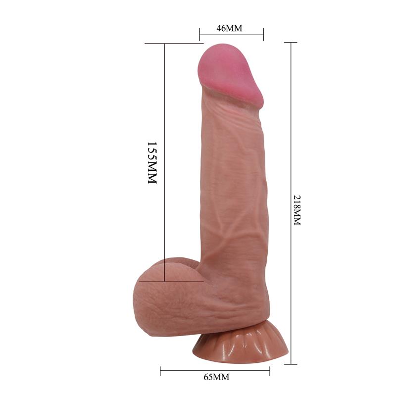 Dildo Realista Piel Deslizante 21.8 cm - Imagen 9