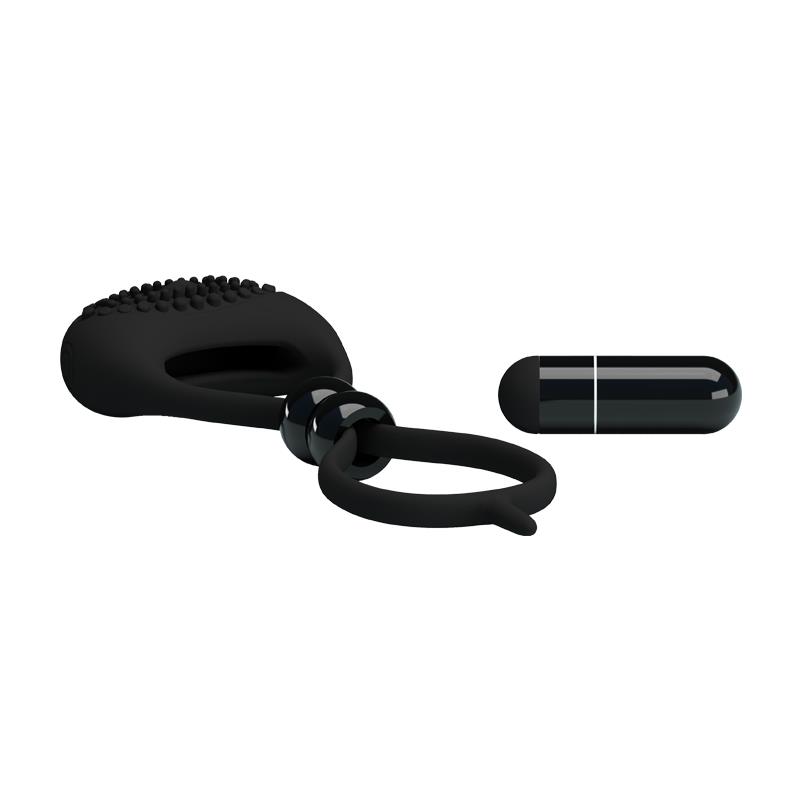 Pretty Love Anillo Vibrador Locker Color Negro - Imagen 4