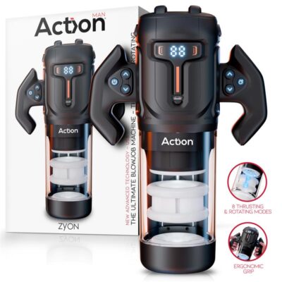 Masturbador Automático Zyon con funciones avanzadas de rotación y modo clímax