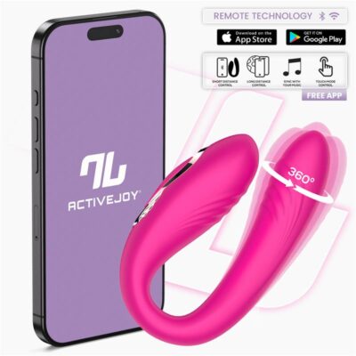 Juguete para parejas Couty, diseño ergonómico con oscilación 360° y 10 modos de vibración