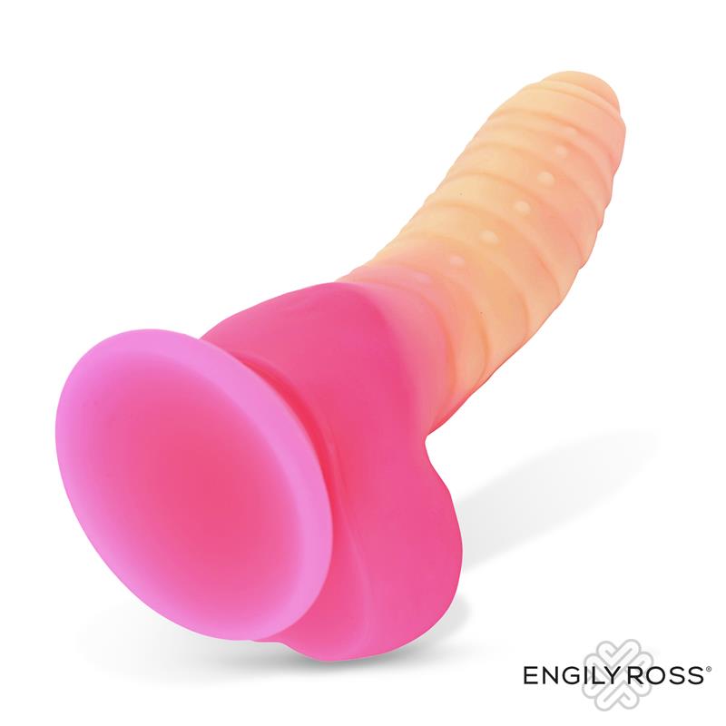 Scalidor Dildo Unicorn Brilla en la Oscuridad Silicona Líquida 18 cm - Imagen 5