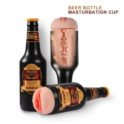 Masturbador Nelly forma botella de cerveza