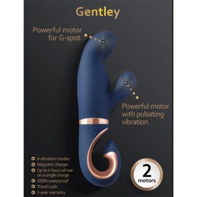 Alternative view of Vibrador Punto G Gentley: La Curva de Silicona para tu Éxtasis Dual