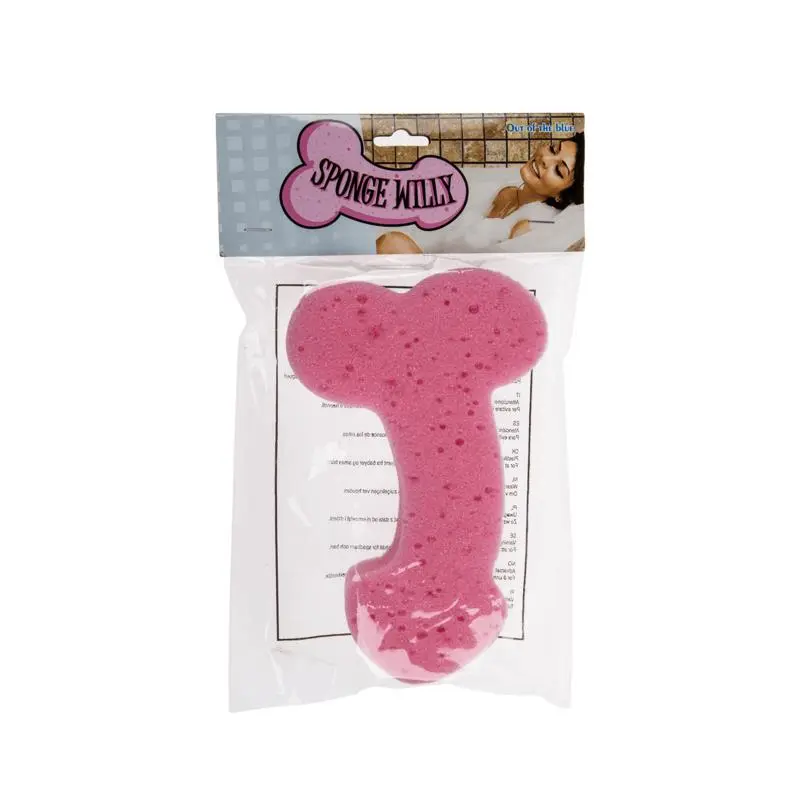 Esponja de Baño Forma de Pene Color Aleatorio 1 Unidad - Imagen 3
