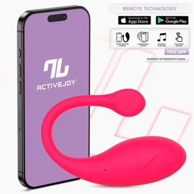 Huevo vibrador Bulby Rosa Intenso Intoyou con control APP ActiveJoy