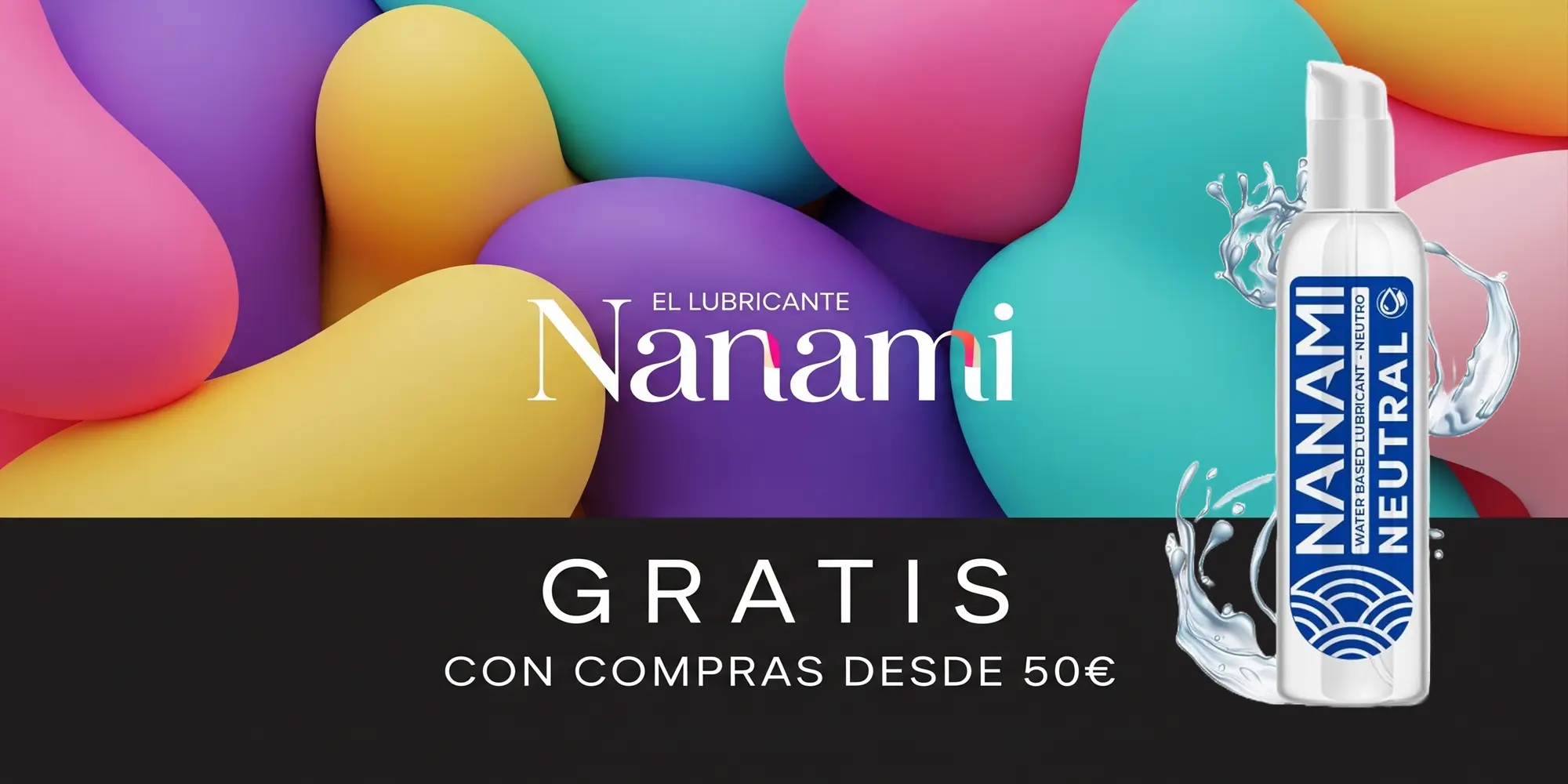 Promoción: Lubricante Nanami GRATIS con compras superiores a 50€.