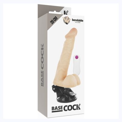 Alternative view of BASECOCK - Vibrador Realista Articulable con Control Remoto - 20cm | Erotic Shop