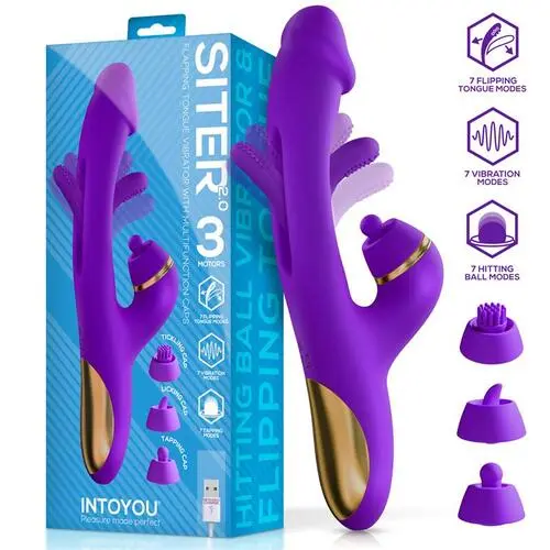 Ver en Siter 2.0 - El Mejor Vibrador con Lengua Flapping y Golpeteo - Triple Placer Intercambiable - Imagen 9